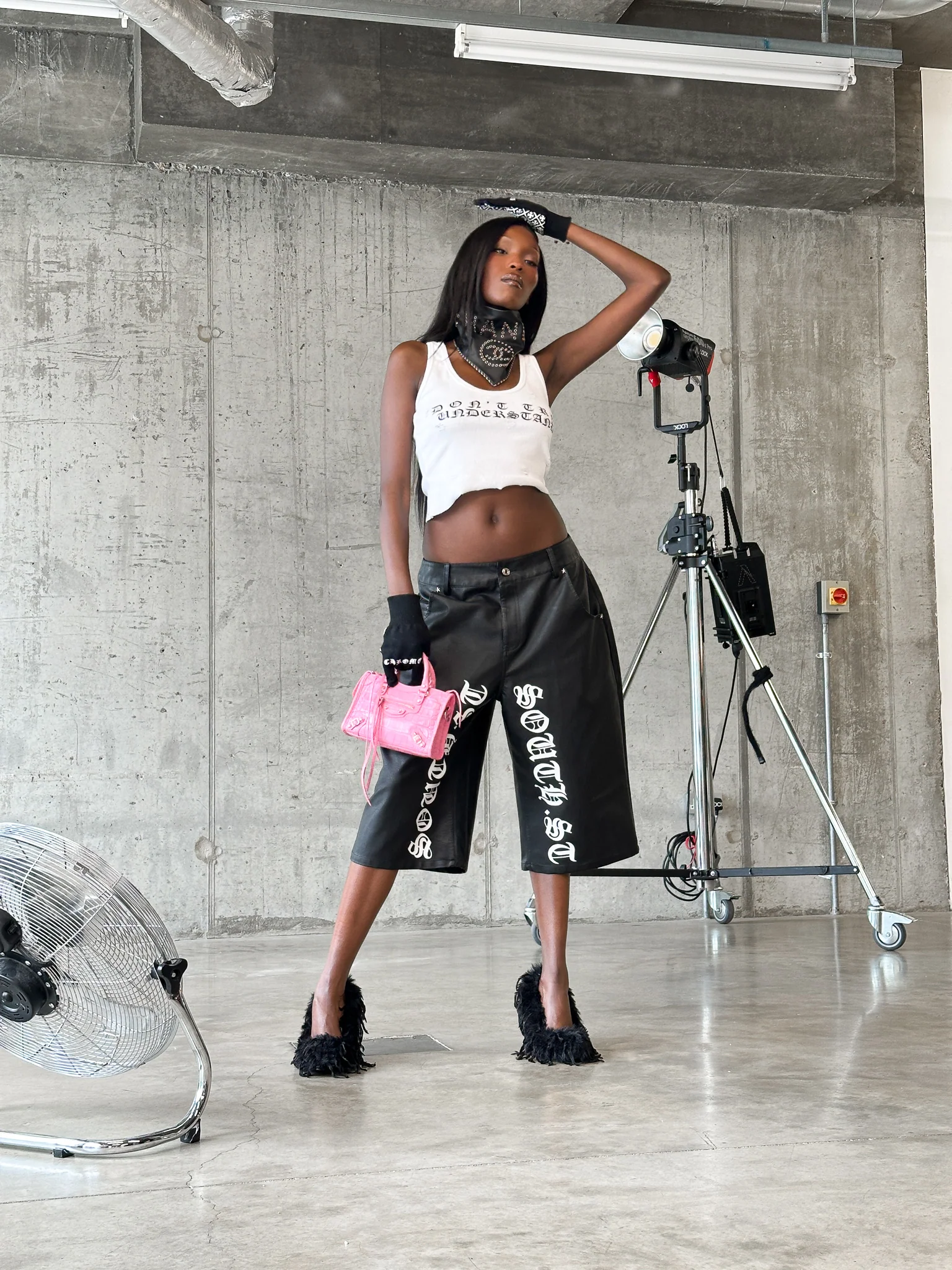 CASEY X SST LEATHER SHORTS - Image 10