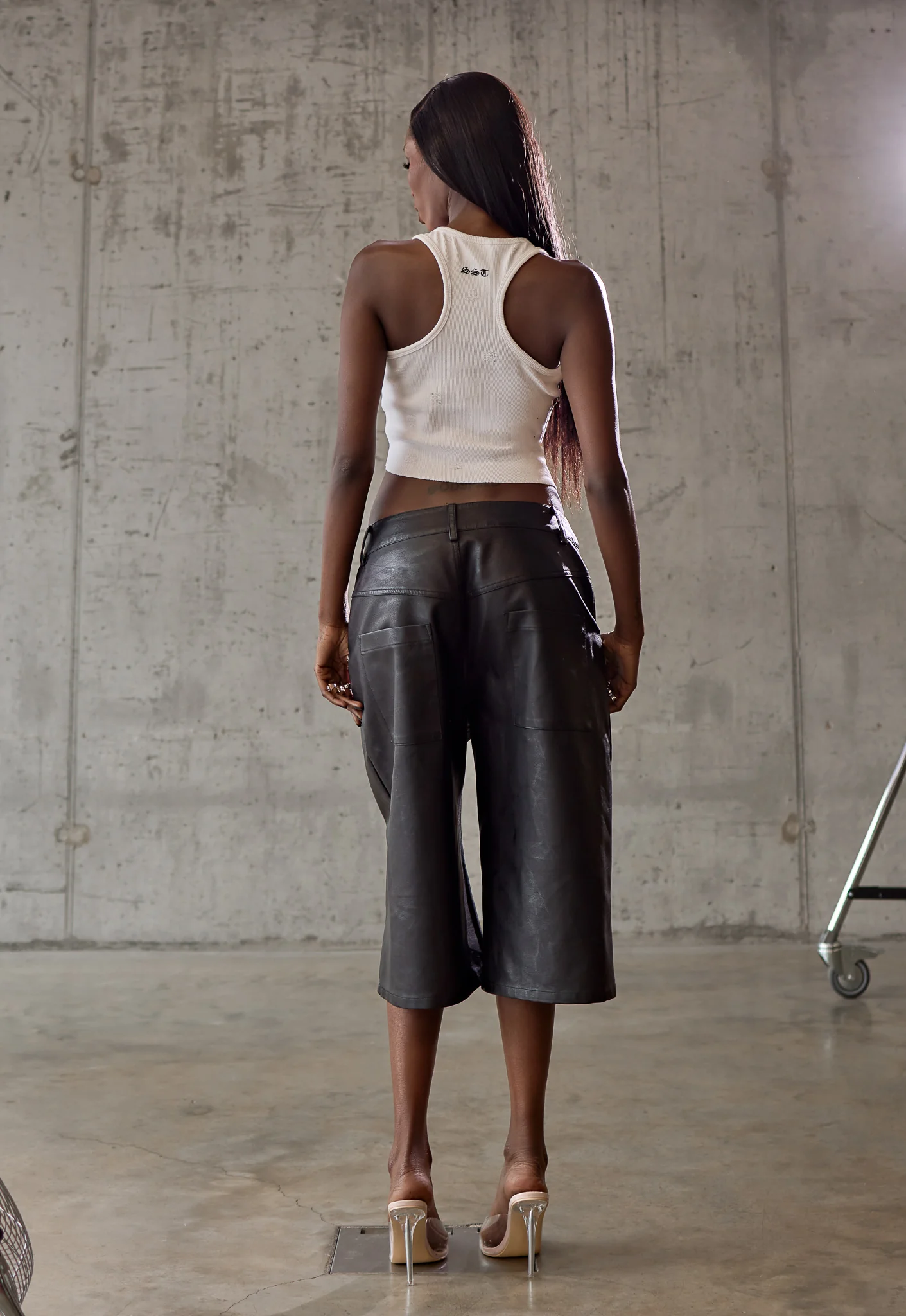 CASEY X SST LEATHER SHORTS - Image 11