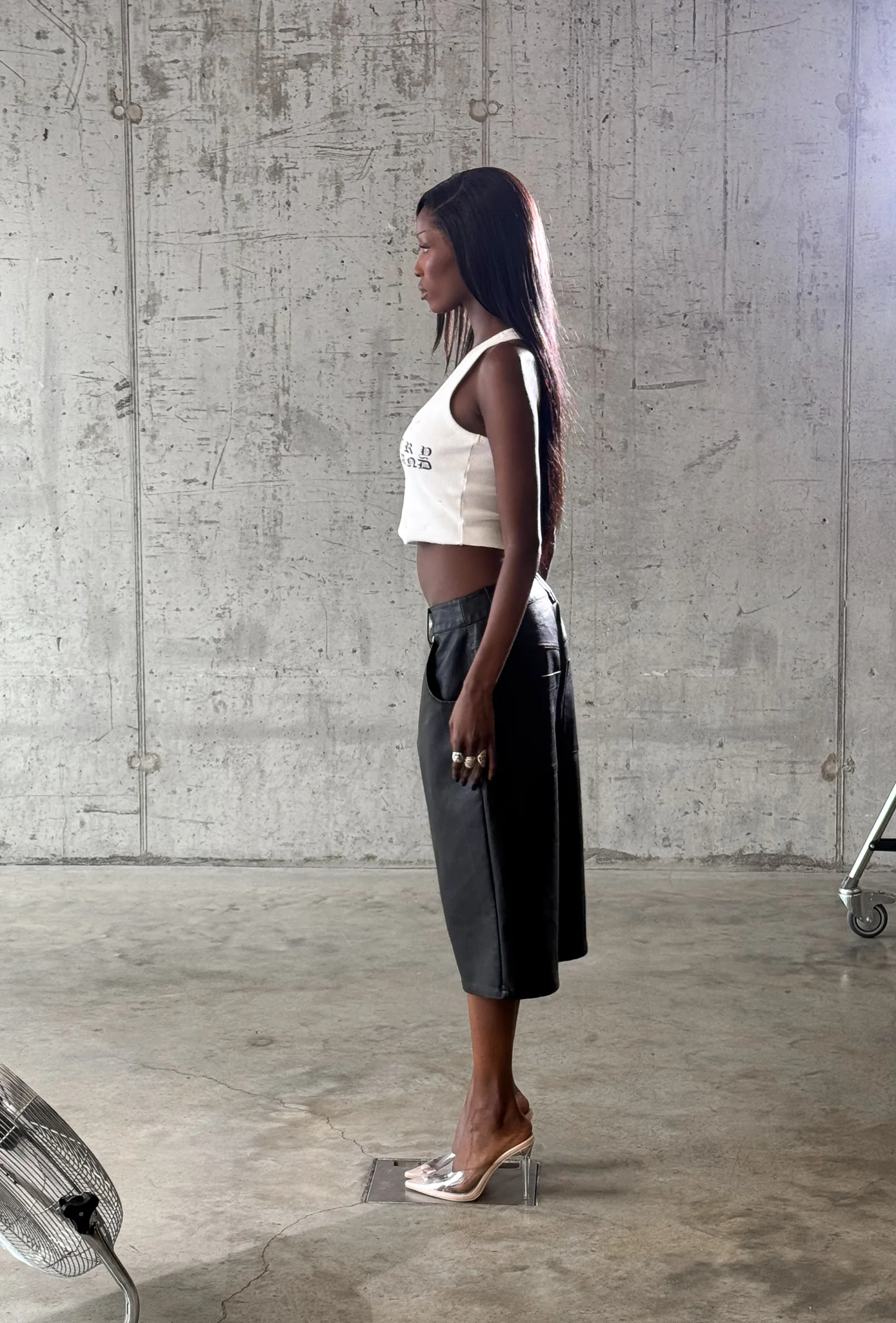 CASEY X SST LEATHER SHORTS - Image 7