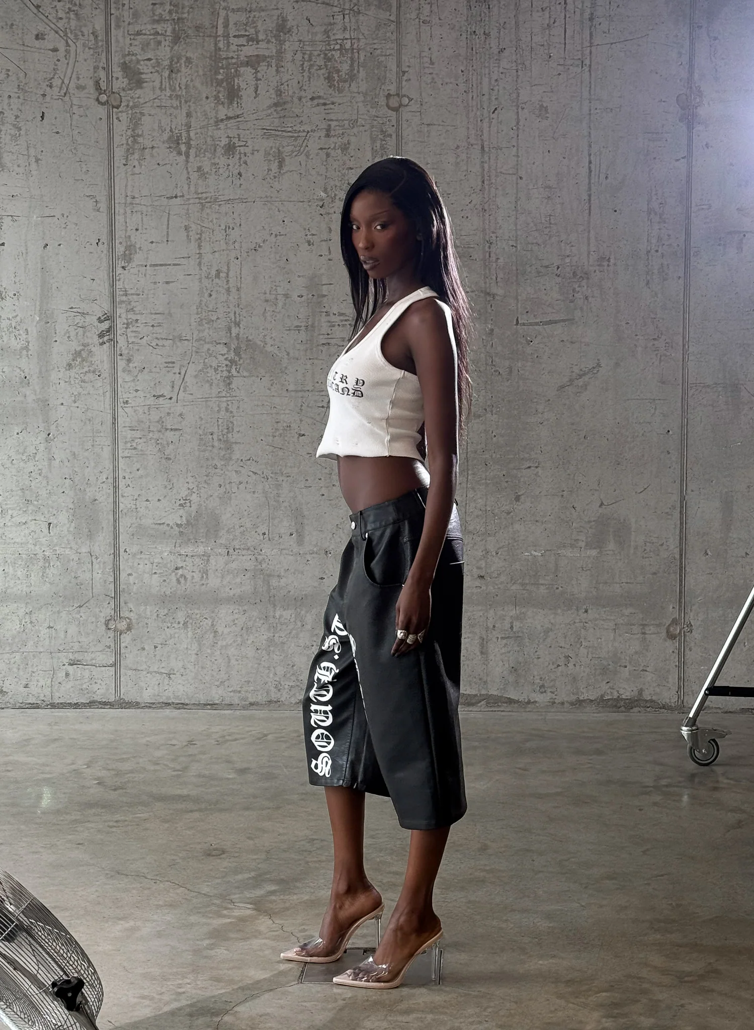 CASEY X SST LEATHER SHORTS - Image 9