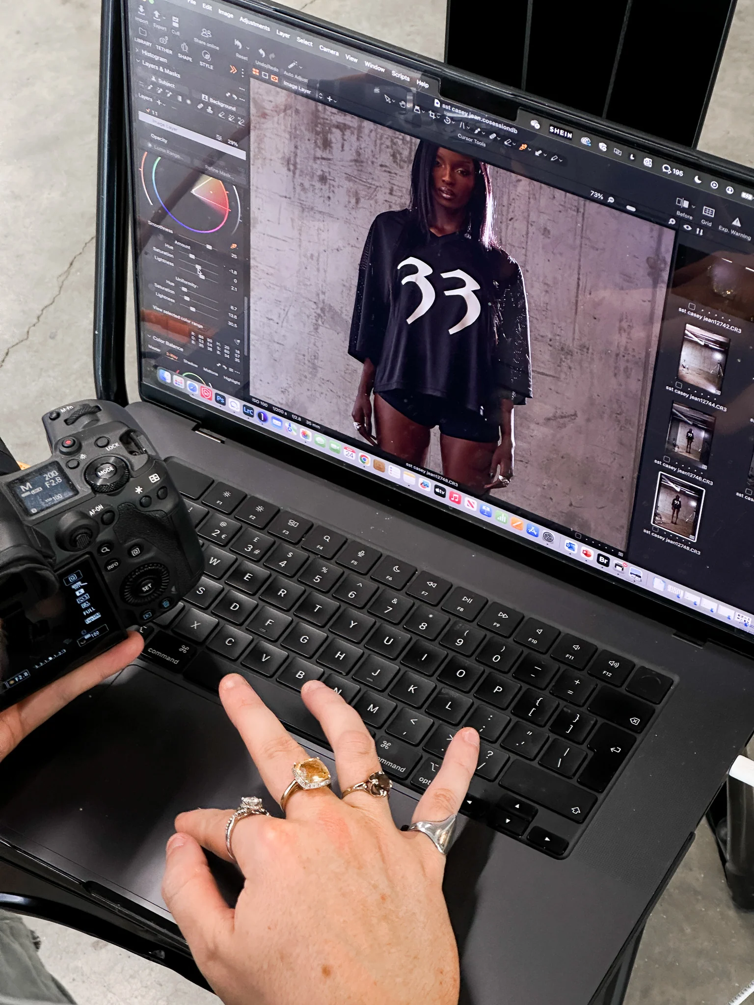 CASEY X SST MESH TEE - BLACK - Image 6