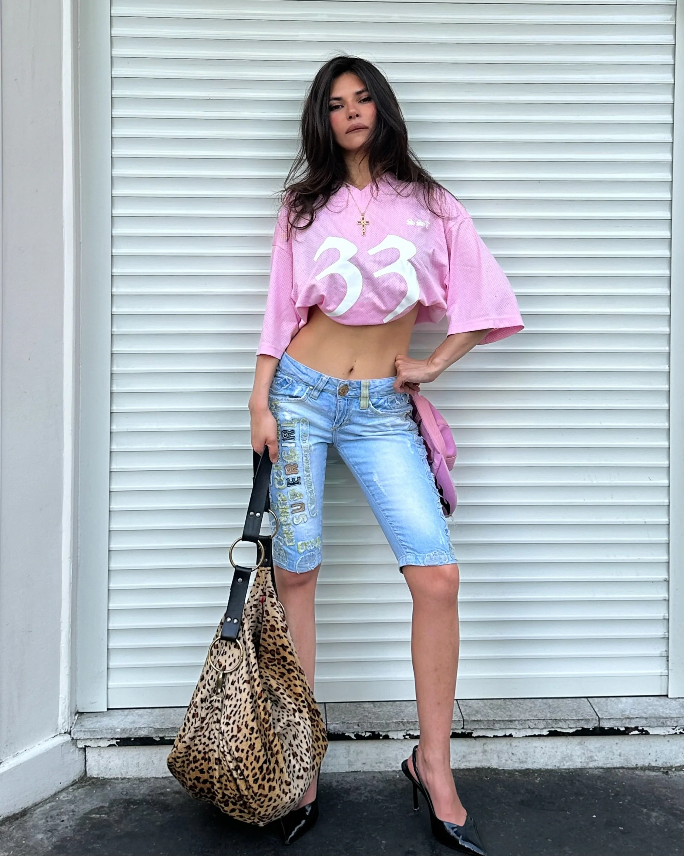 CASEY X SST MESH TEE - PINK - Image 7