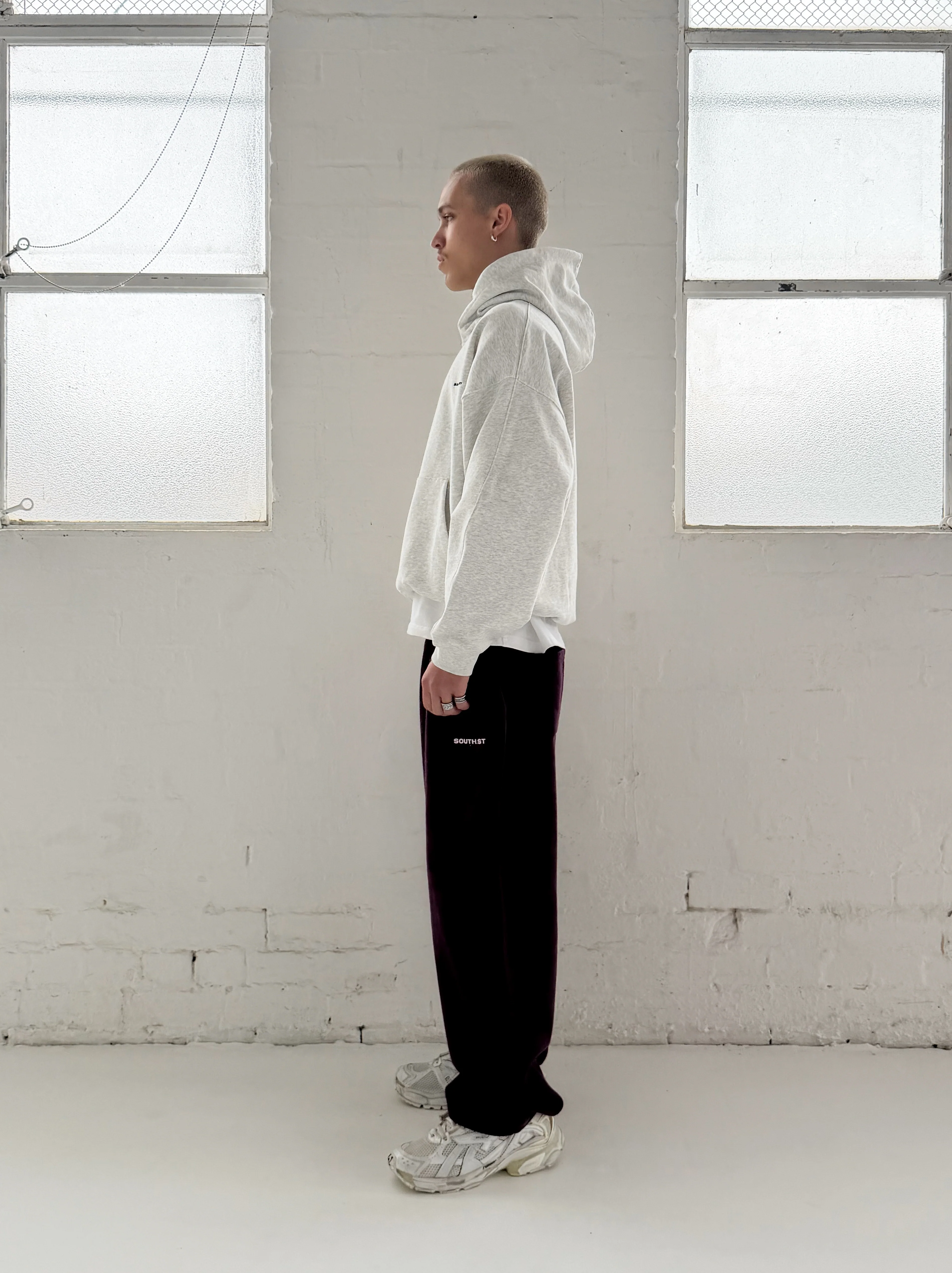 FORM HOODY - Marl Grey - Image 6