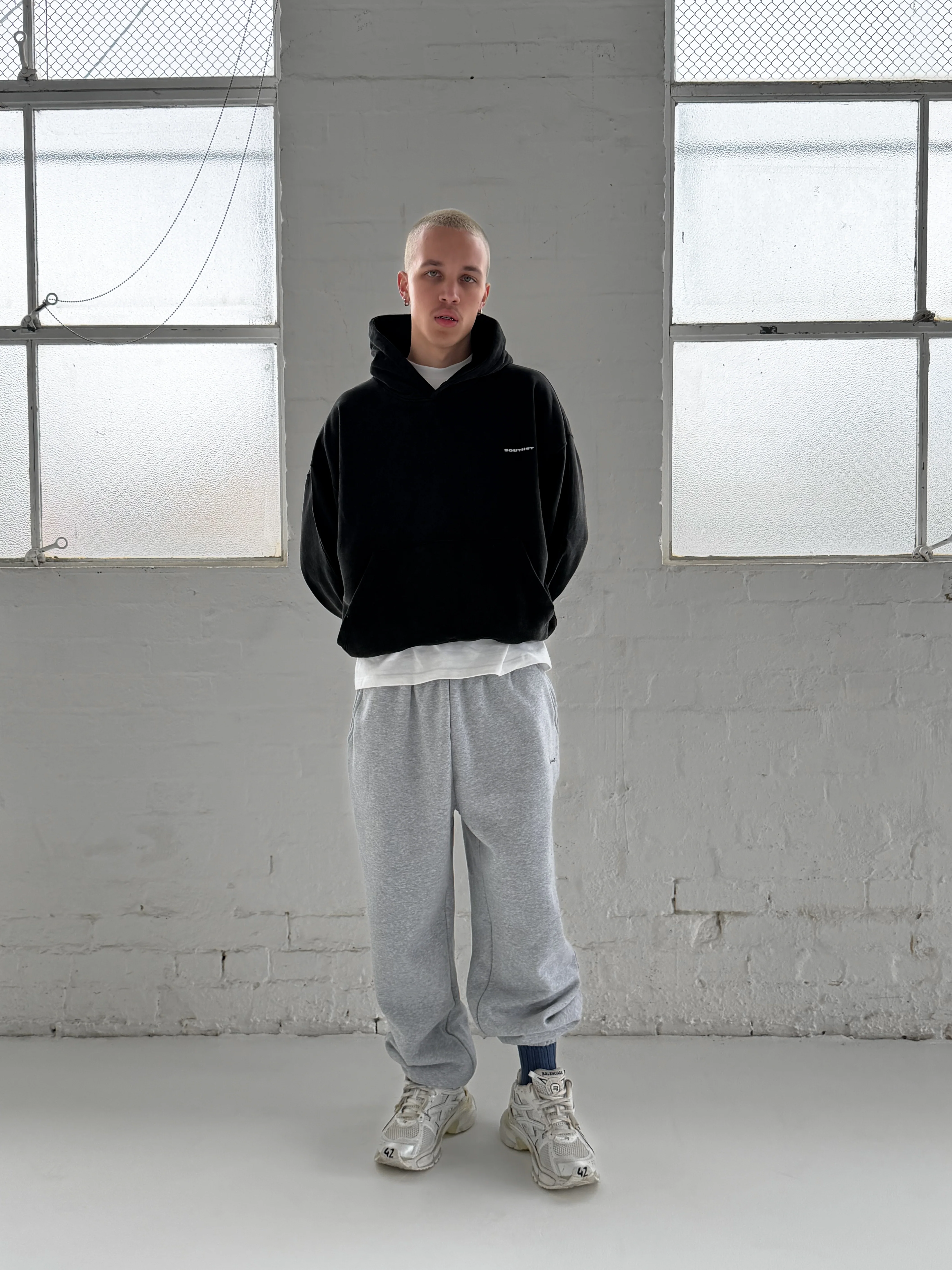 FORM HOODY - Washed Black - Image 6