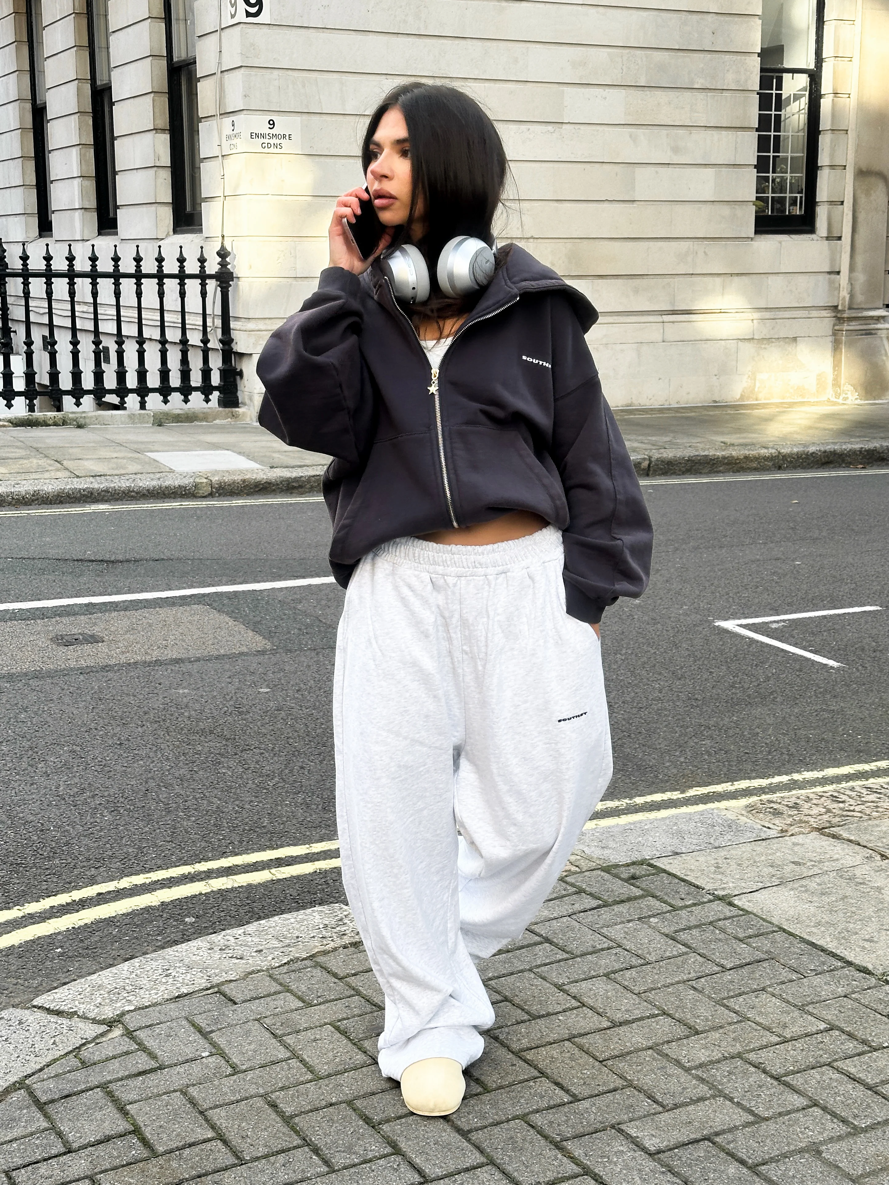 FORM STRAIGHT LEG PANTS - Marl grey - Image 5