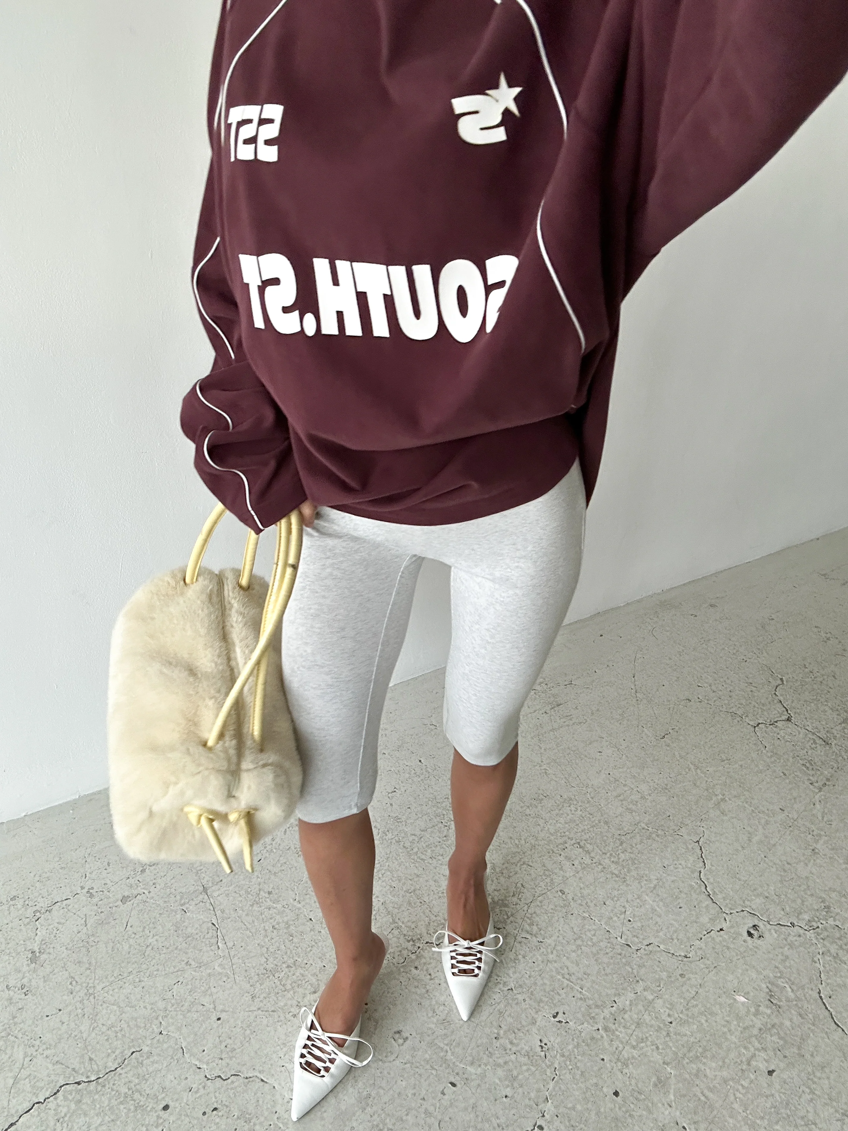 PLAYERS LONG SLEEVE - Burgundy / Brown - Image 8