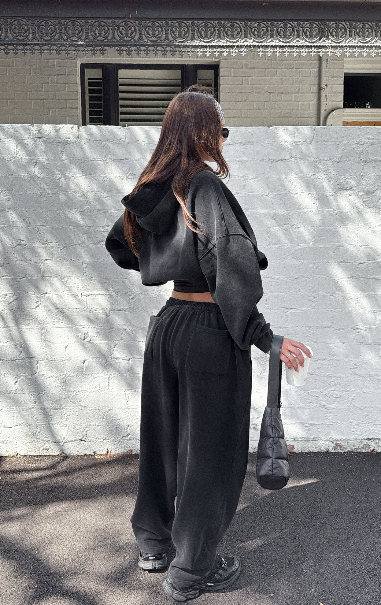 SIGNATURE SWEATPANTS - Washed Black - Image 4