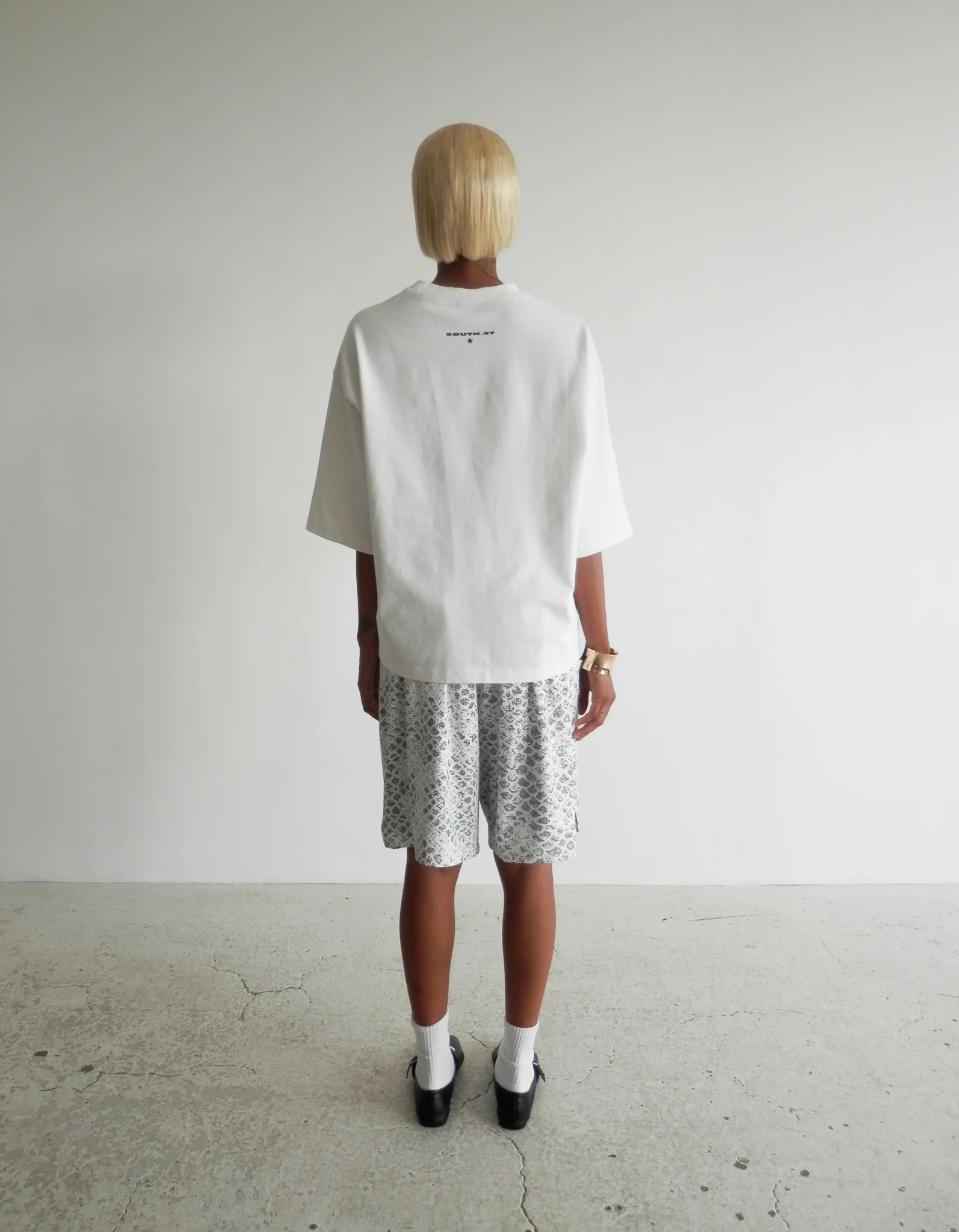 SNAKE PRINT SHORTS - Yellow - Image 6