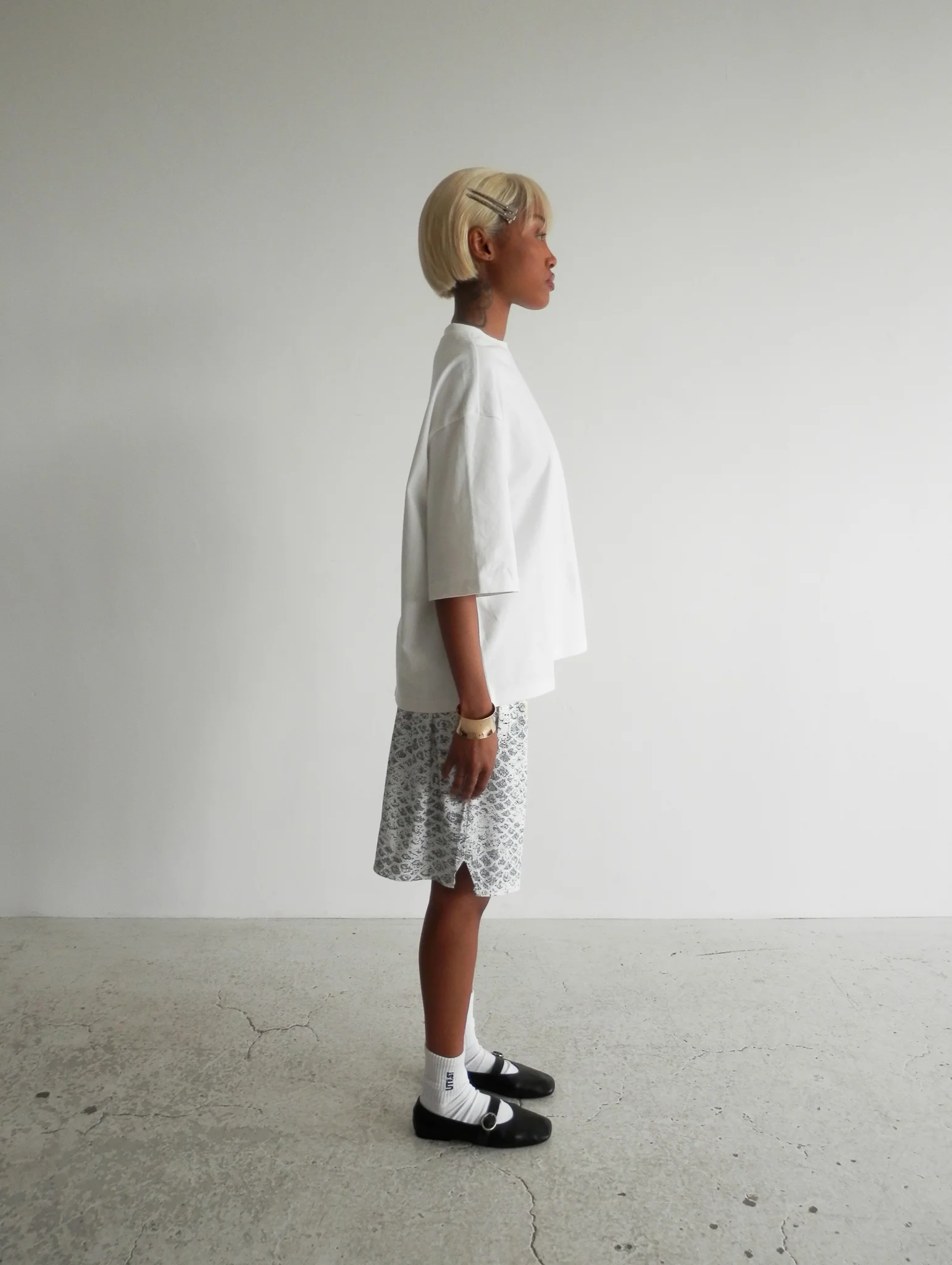 SNAKE PRINT SHORTS - Yellow - Image 7