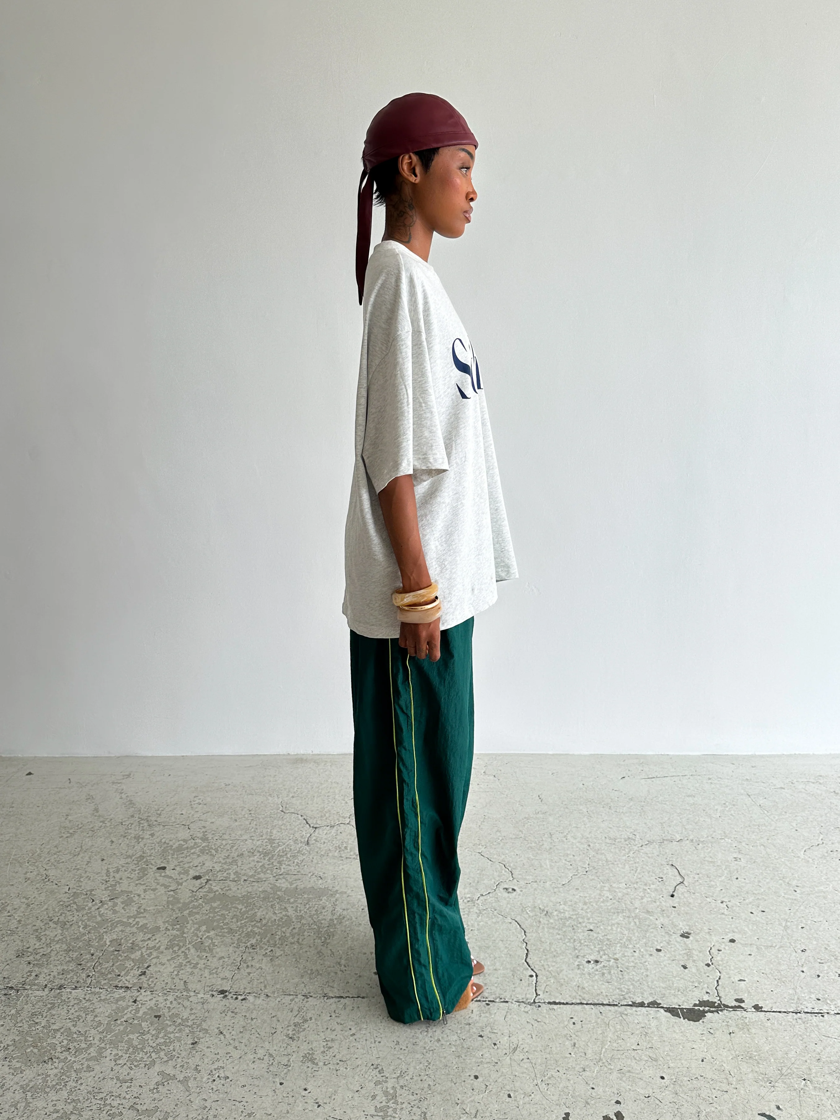 SOCIETY TRACK PANTS - Green - Image 9