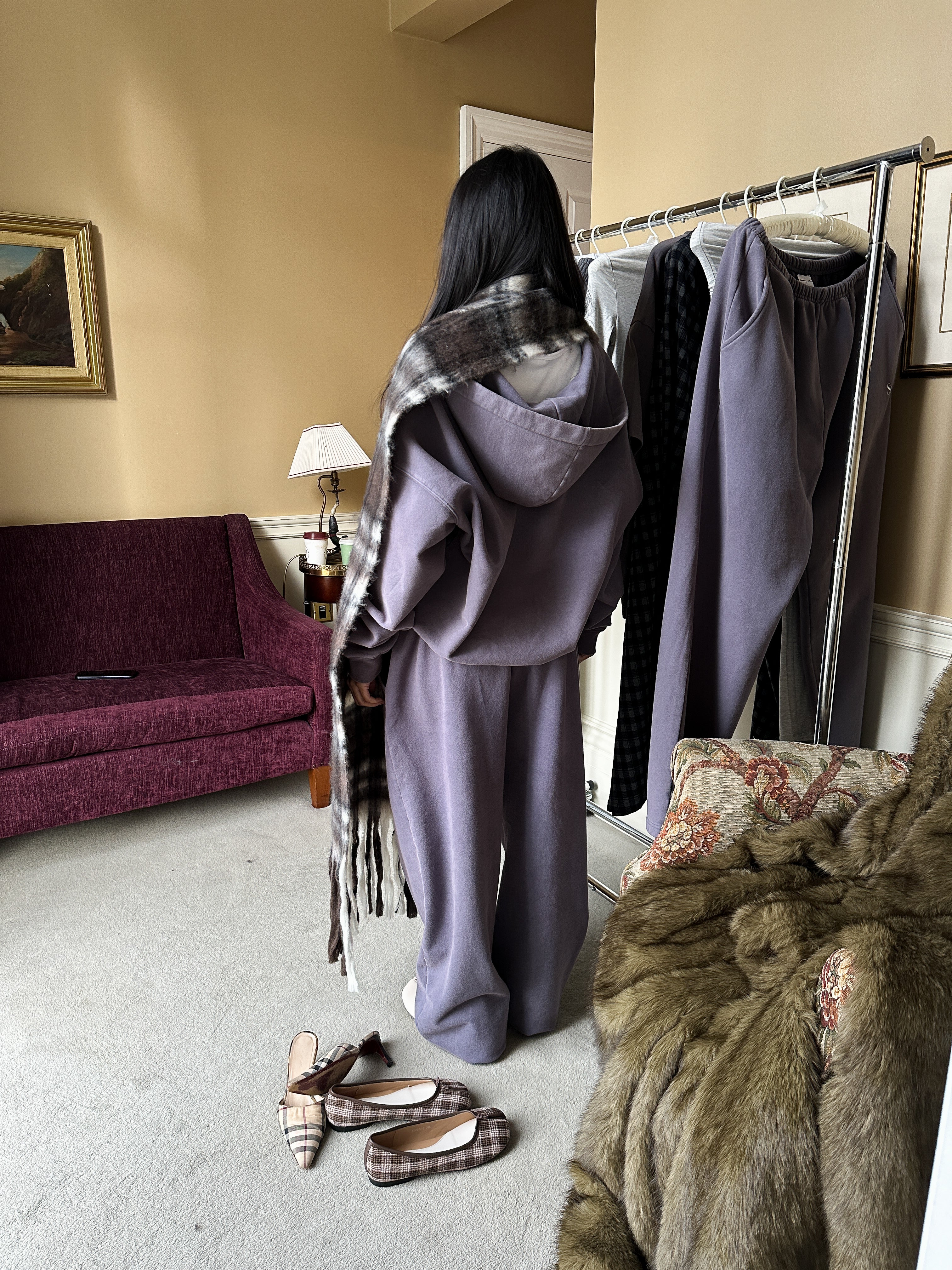 SST CHECKERED SCARF - Image 5