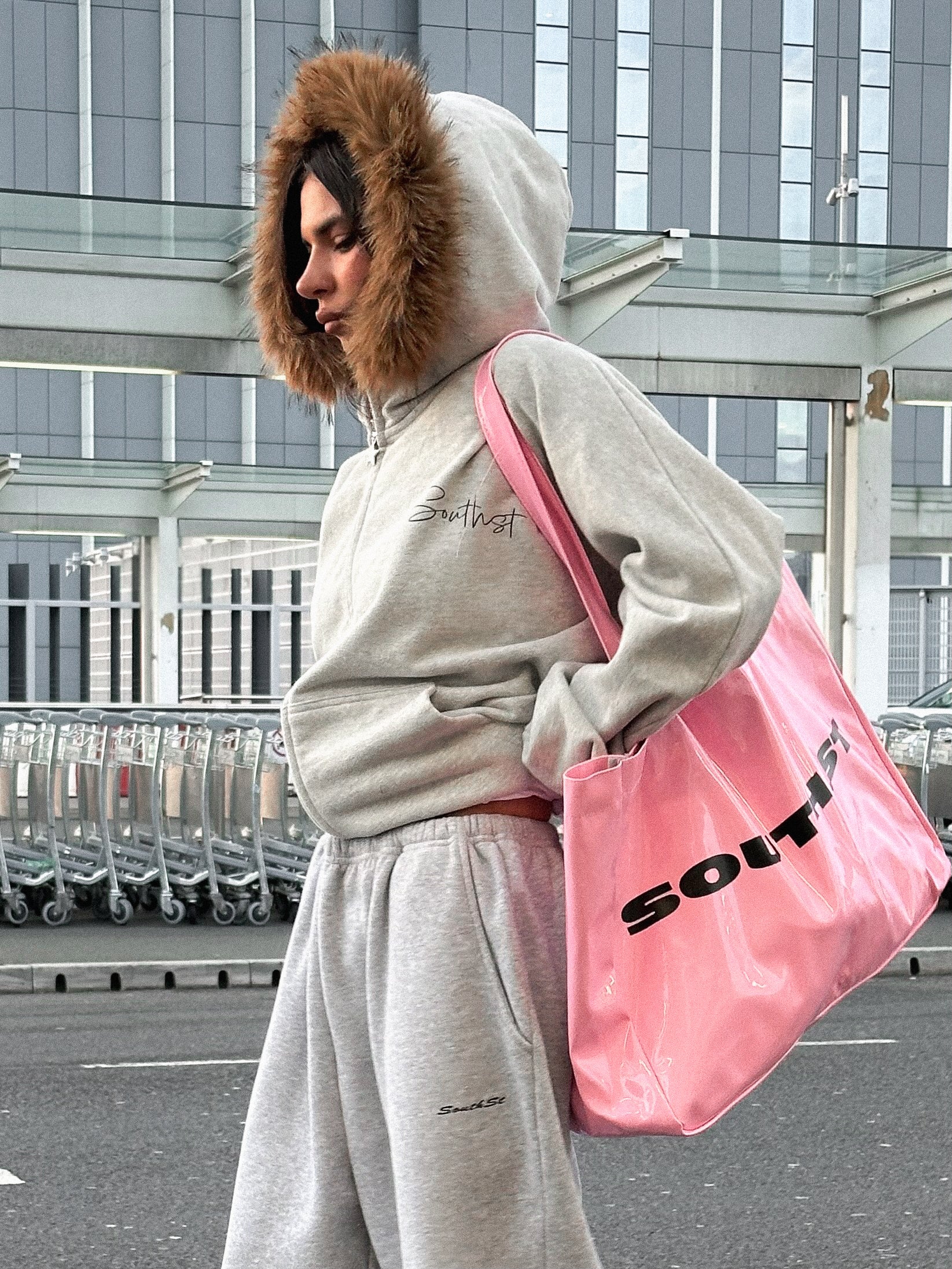 SST DOUBLE ZIP FUR TRIM HOODY - Image 6