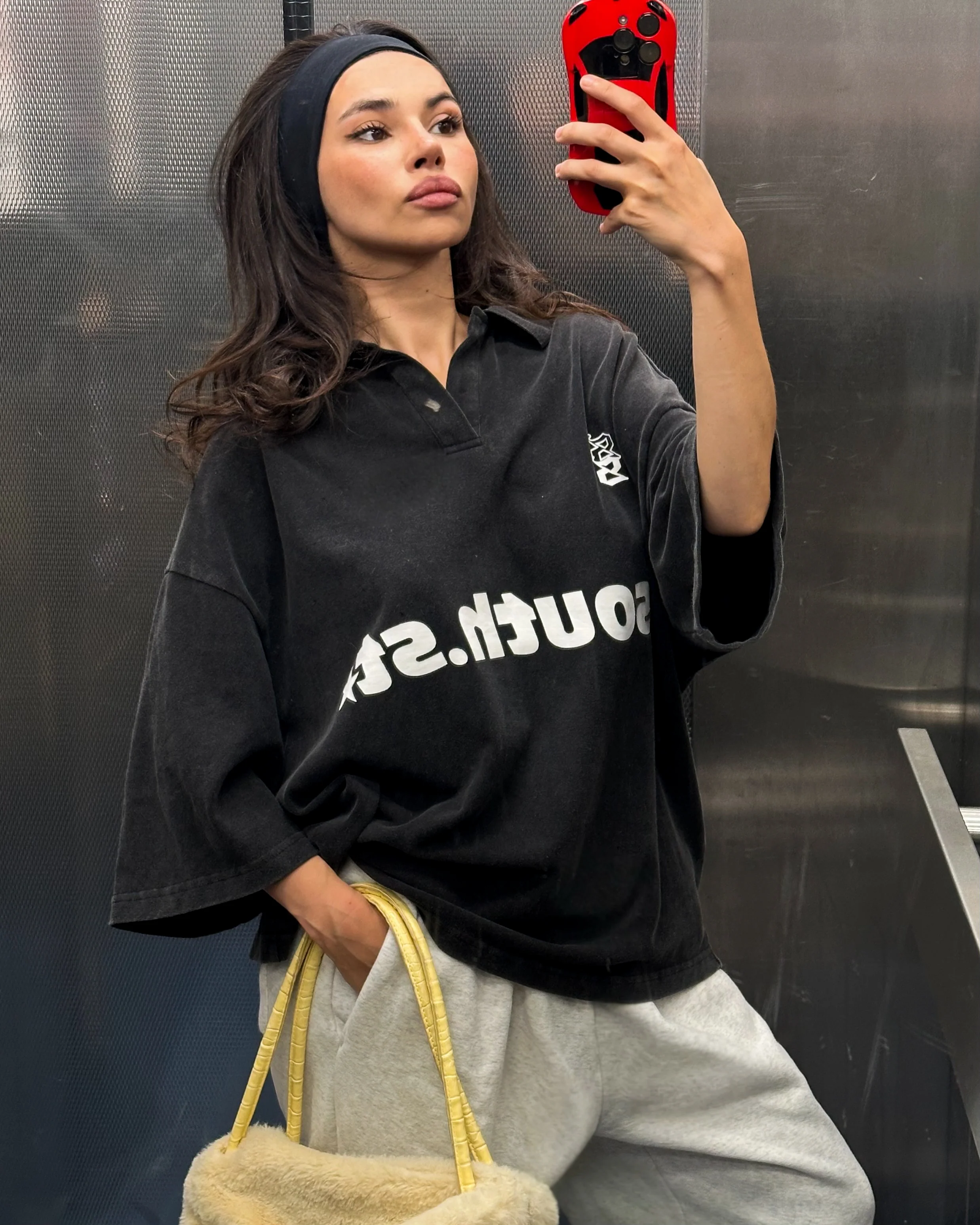 SST POLO - Washed Black - Image 3