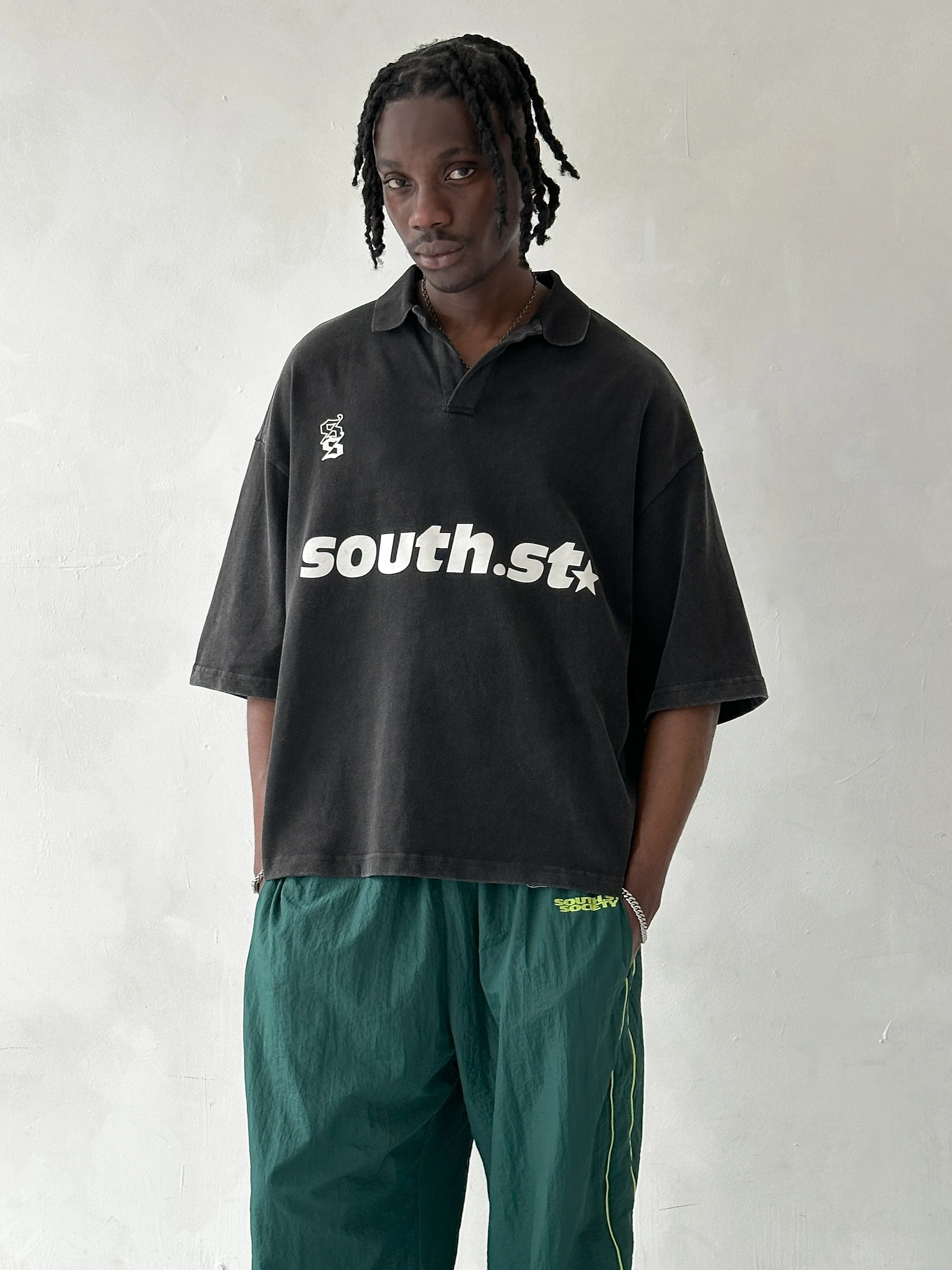 SST POLO - Washed Black - Image 7