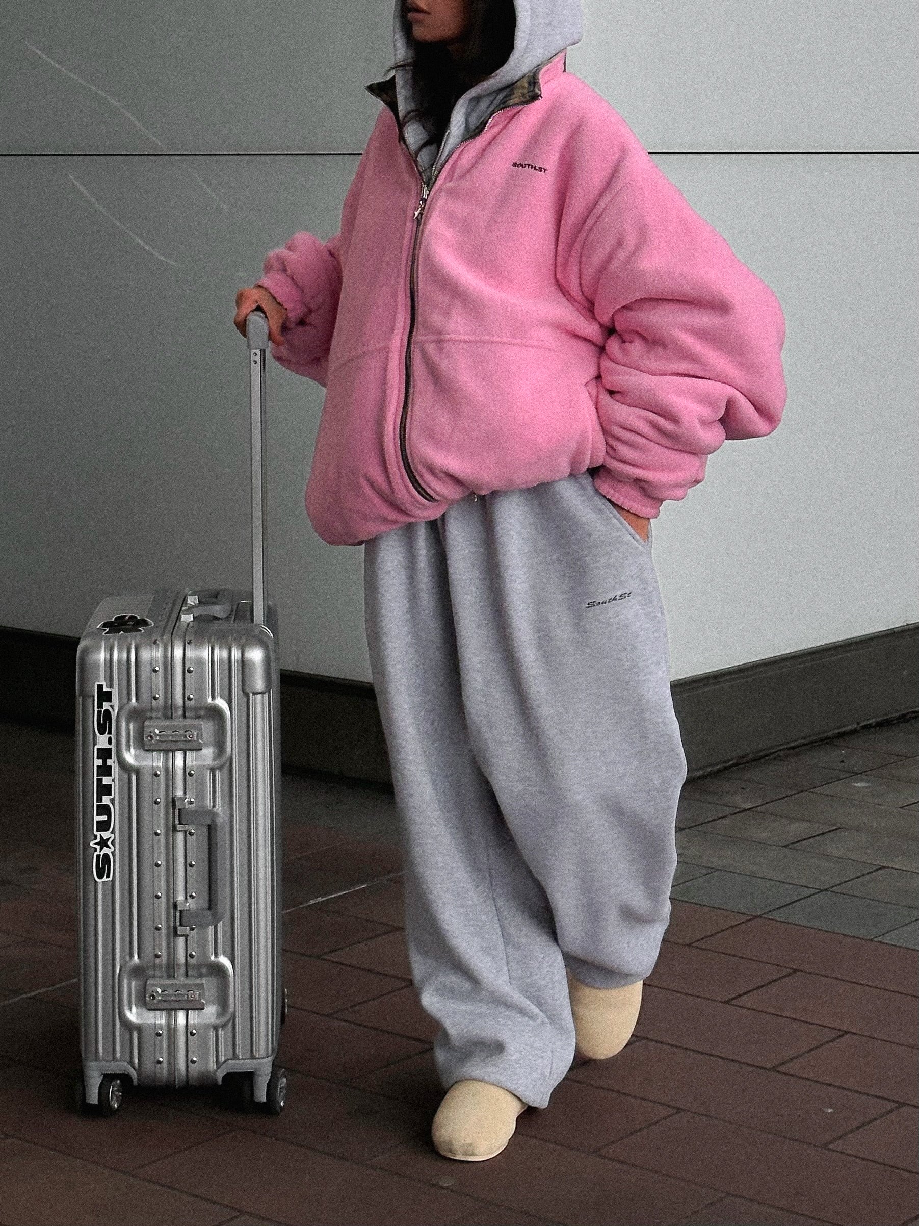 SST REVERSIBLE CAMO/ PINK FLEECE JACKET - MADE TO ORDER - Image 4