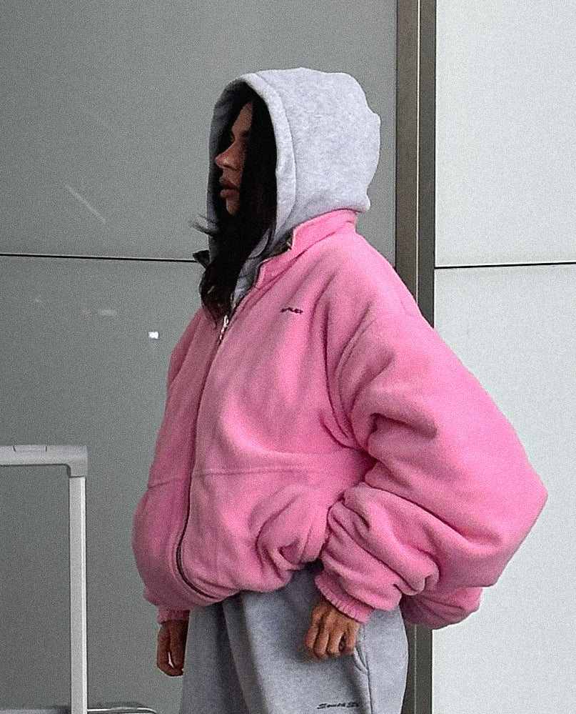 SST REVERSIBLE CAMO/ PINK FLEECE JACKET - MADE TO ORDER - Image 5