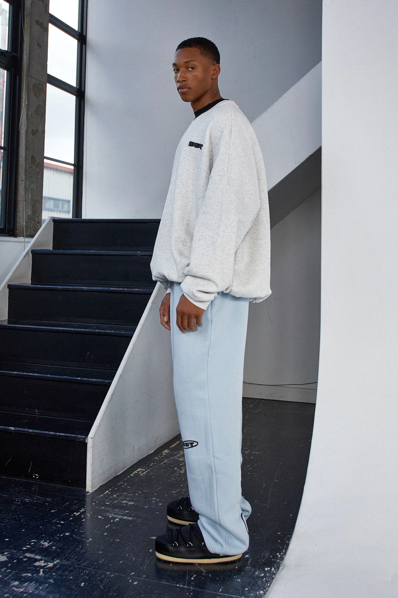 "SUNDAY" SWEATER - Marl Grey - Image 10