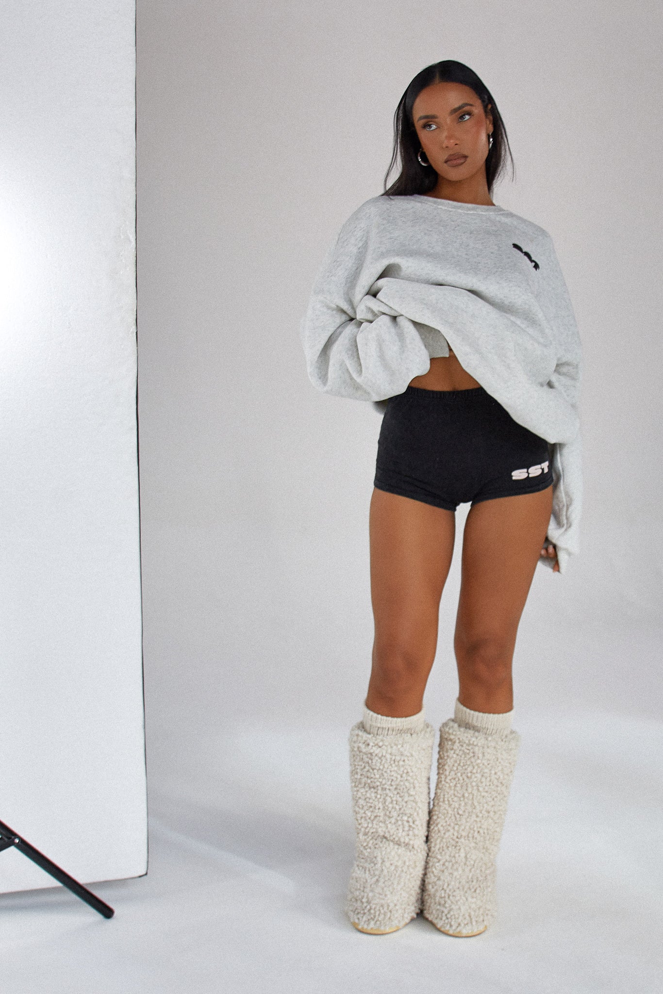 "SUNDAY" SWEATER - Marl Grey - Image 12