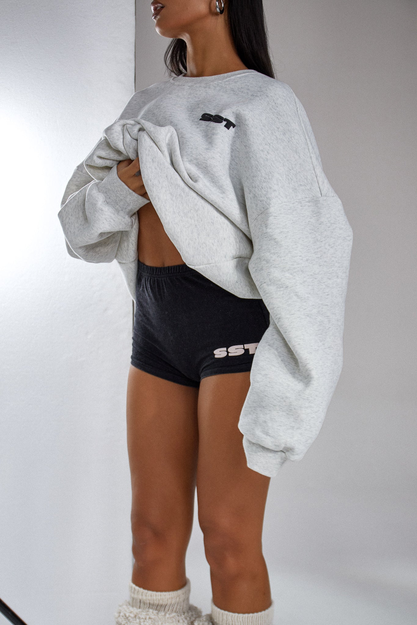 "SUNDAY" SWEATER - Marl Grey - Image 5